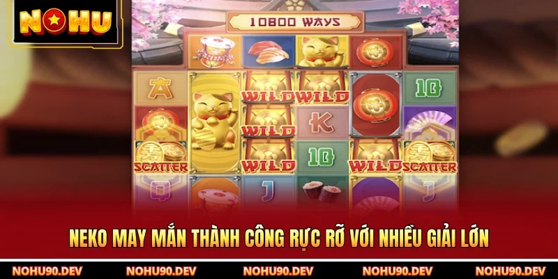 Neko may mắn thành công rực rỡ với nhiều giải lớn